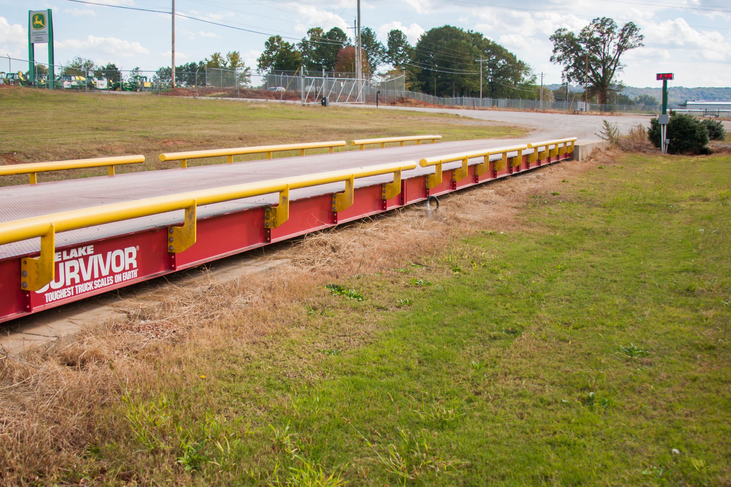 truck scale guide rail; truck scale concrete guide rail; certified truck scale